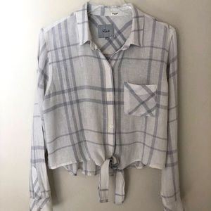 Rails cropped blouse